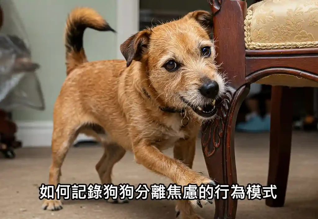 如何記錄狗狗分離焦慮的行為模式