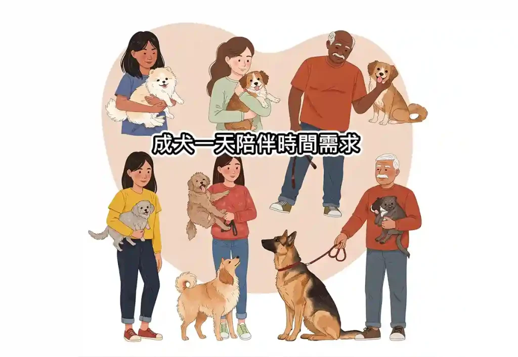 成犬一天陪伴時間需求