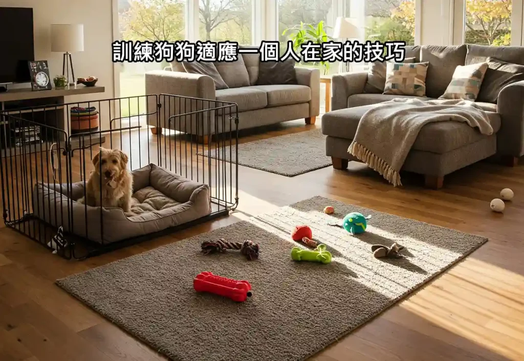 訓練狗狗適應一個人在家的技巧