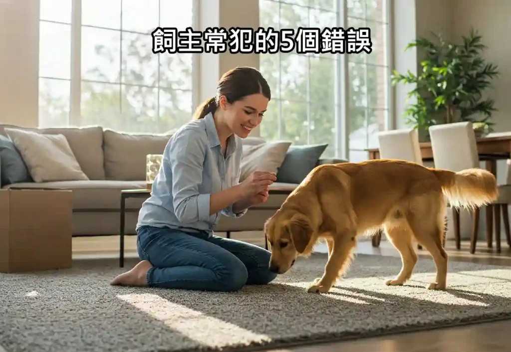 飼主常犯的5個錯誤