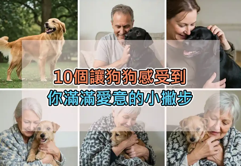 10個讓狗狗感受到你滿滿愛意的小撇步