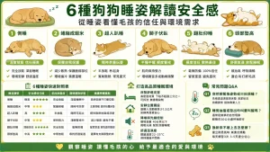 狗狗睡姿隱藏的祕密:從 6 種常見姿勢看懂毛孩的信任度與安全感