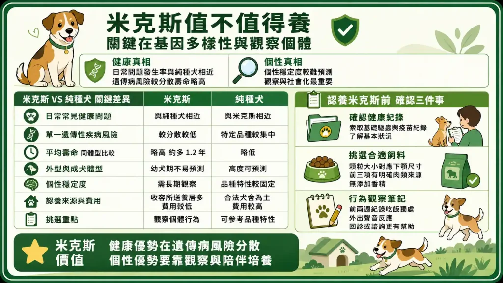 米克斯到底值不值得養？「雜交比較健康」這個想法只對一半