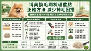 博美掉毛掉到懷疑狗生？換毛期正確梳理法一次搞懂